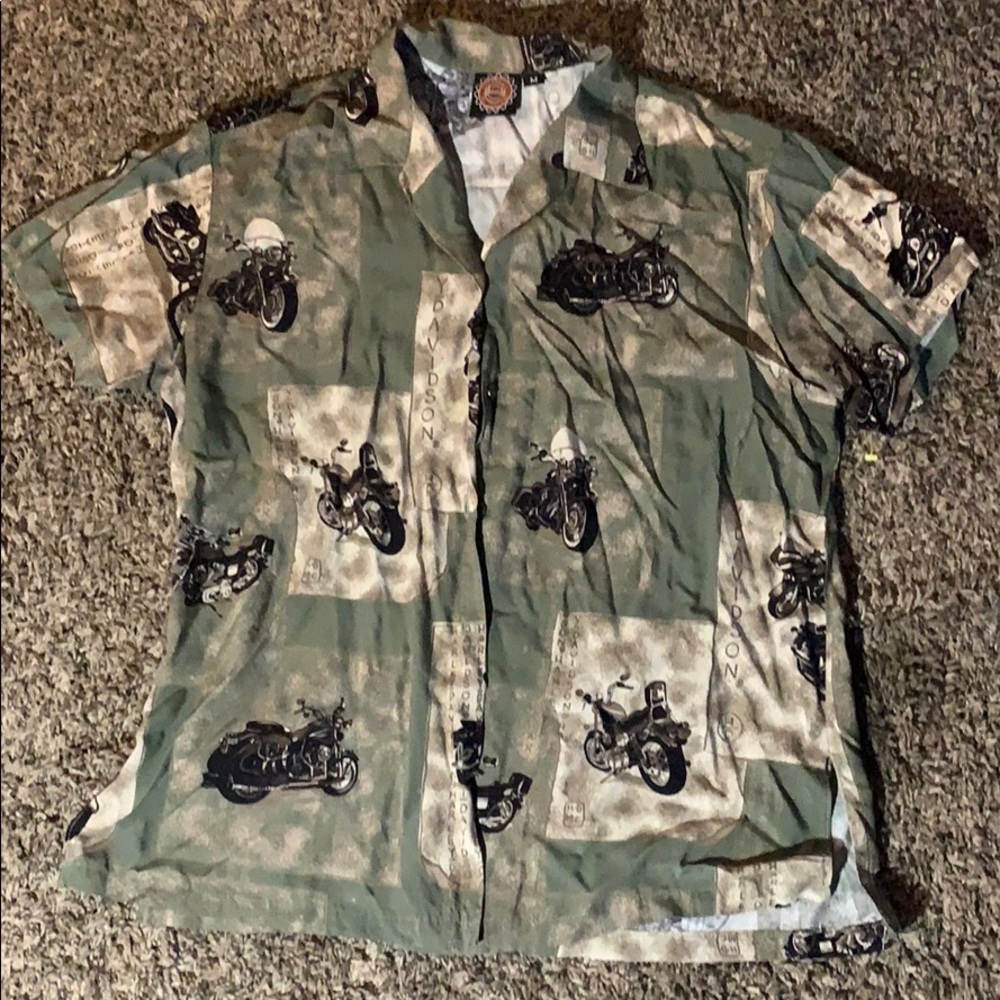 Harley Davidson Button up shirt